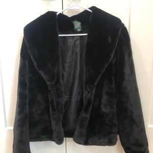 super soft faux fur coat